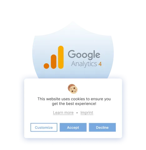Cookies and consent in Google Analytics 4 - icon