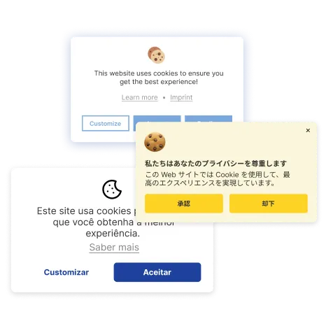 The benefits of multilingual
cookie banners
for GDPR - icon