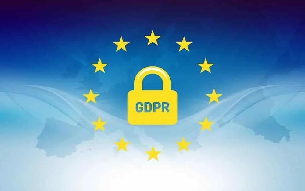 GDPR text above map