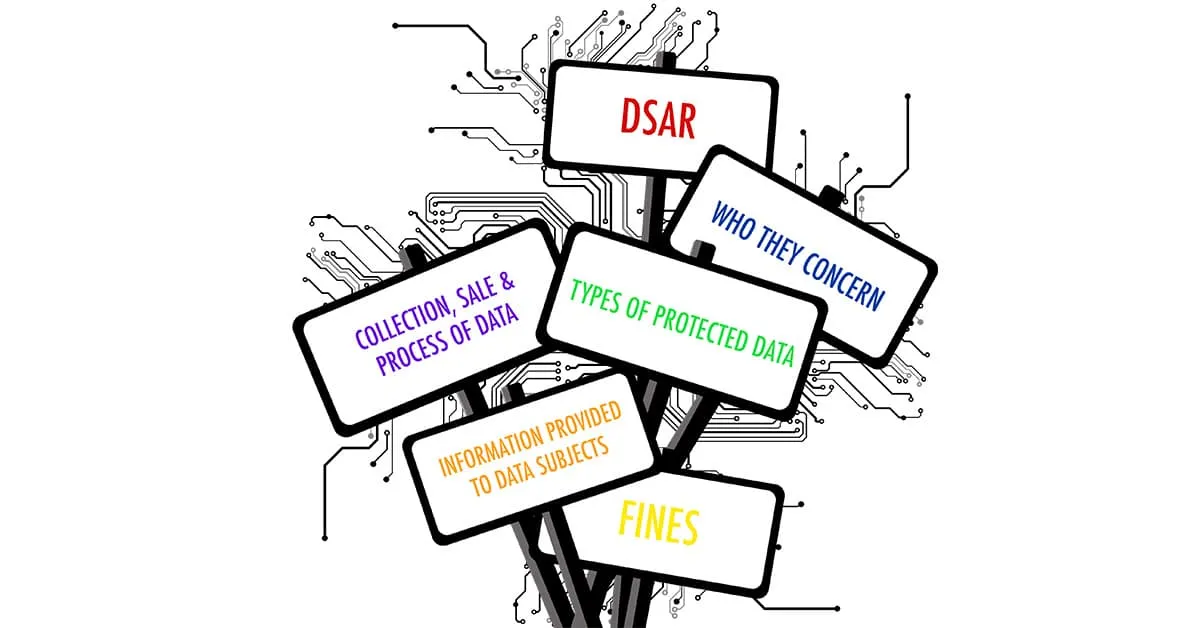DSAR - Who they concern - Collection Sale &amp; Process of Data - Information Provided - Labels