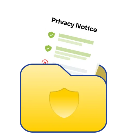 Understanding the role of a privacy notice in safeguarding your data - icon