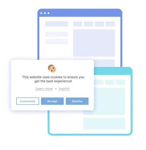 Consent for cross-domain cookies - icon