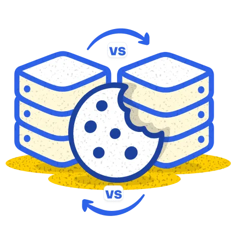 Session Storage vs Local Storage vs Cookies Key Differences Explained - icon