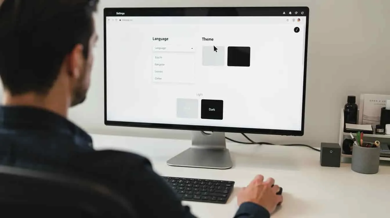 design on desktop