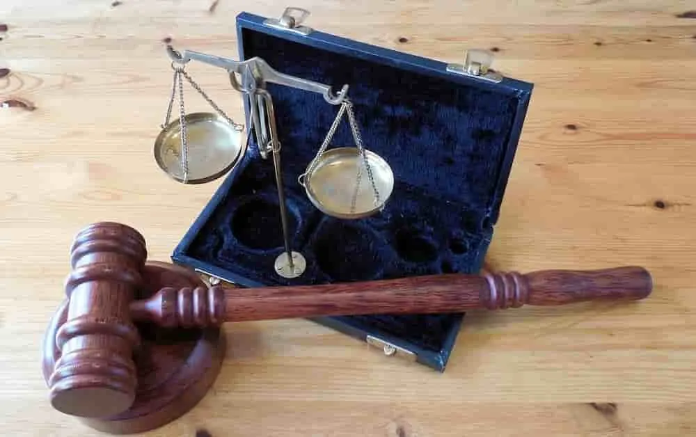 gavel in case