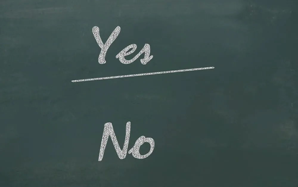 yes or no